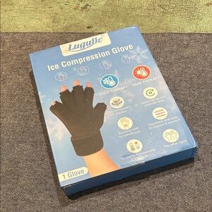 Luguic Ice Compression Glove Hot & Cold Therapy for Arthritis Pain Relief Small